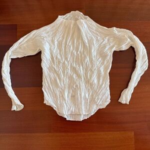 Issey Miyake • crinkle shirt • small
